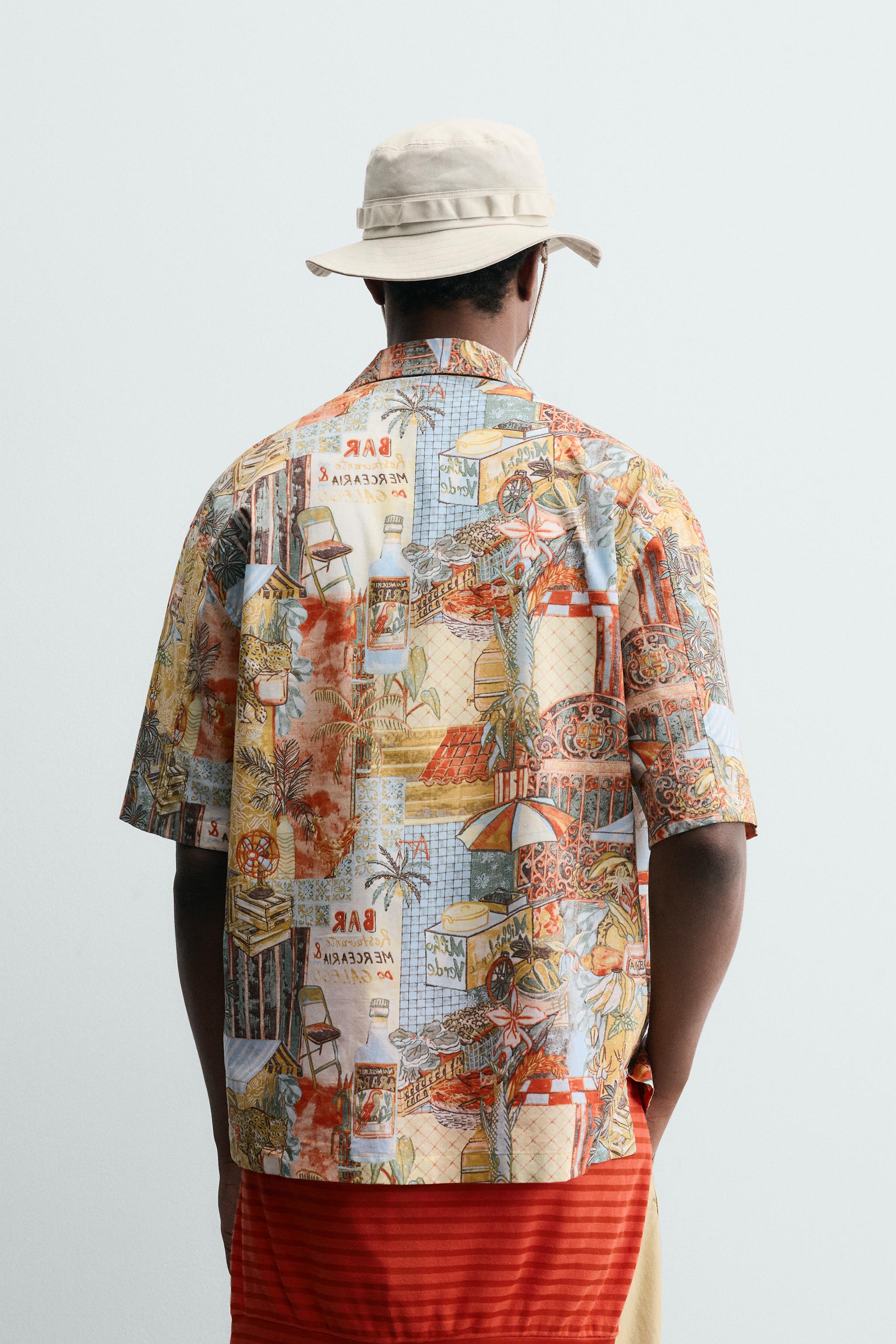STREET PRINT RELAXED FIT SHIRT